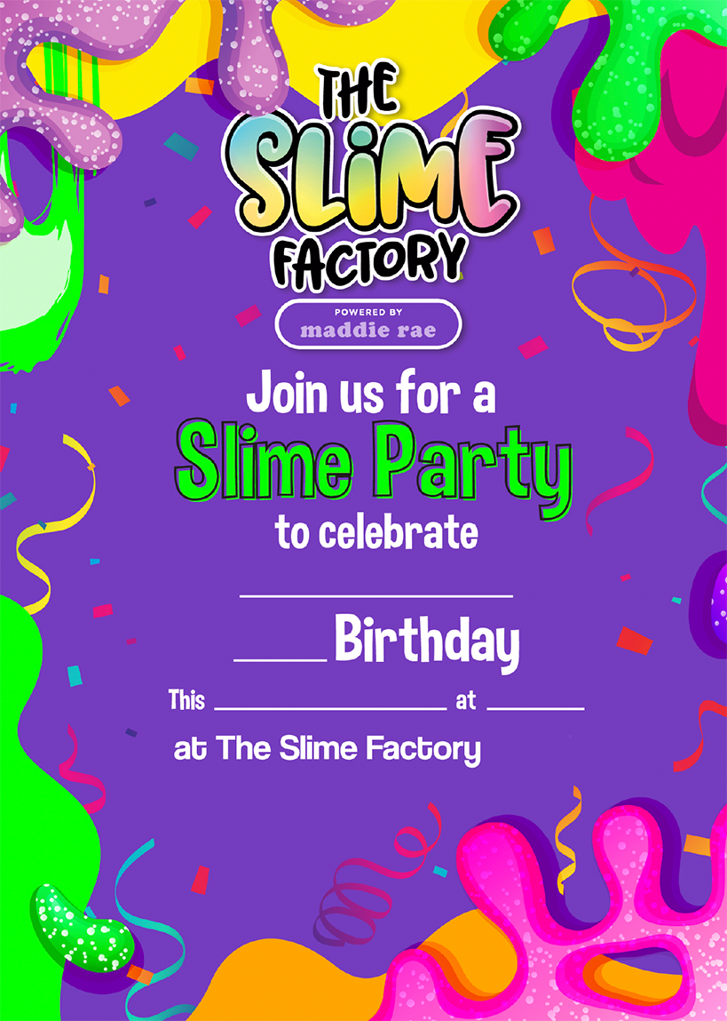 Slime & Sip Slime Making Party